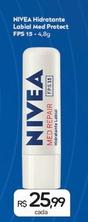 Oferta de Nivea - Hidratante Labial Med Protect Fps 15 por R$25,99 em Drogal