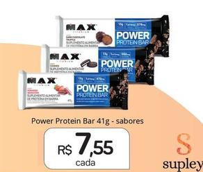 Oferta de Power Protein Bar 41g Sabores por R$7,55 em Drogal