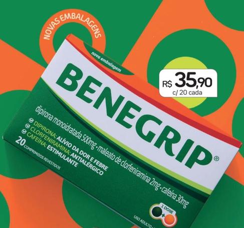 Oferta de Benegripe - Dipirona Monoidratada por R$35,9 em Drogal