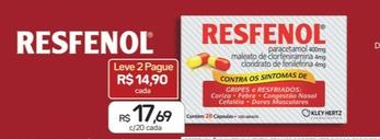 Oferta de Resfenol - Paracetamol por R$17,69 em Drogal