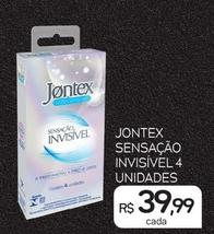 Oferta de Jontex - Sensação Invisível por R$39,99 em Drogal