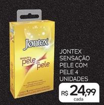 Oferta de Jontex - Sensação Pele Com Pele por R$24,99 em Drogal