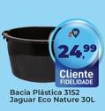 Oferta de Bacia Plástica 3152 Jaguar Eco Nature 30l por R$24,99 em Tonin Superatacado