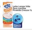 Oferta de Pirakids - Leite Longa Vida Zero Lactose Crescer por R$6,59 em Tonin Superatacado