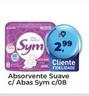 Oferta de Sym - Absorvente Suave C/Abas por R$2,99 em Tonin Superatacado