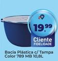 Oferta de Bacia Plástica C/ Tampa Color 789 Mb por R$19,99 em Tonin Superatacado