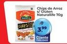 Oferta de Natural Life - Chips De Arroz S/Glúten por R$3,99 em Tonin Superatacado