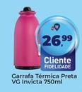 Oferta de Invicta - Garrafa Térmica Preta VG  por R$26,99 em Tonin Superatacado
