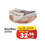 Oferta de Saithe - Bacalhau por R$32,98 em Novo Atacarejo
