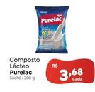 Oferta de Purelac - Composto Lacteo por R$3,68 em Novo Atacarejo