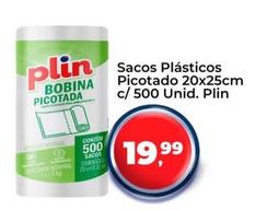 Oferta de Plin - Sacos Plásticos Picotado por R$19,99 em Tonin Superatacado