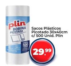 Oferta de Plin - Sacos Plásticos Picotado por R$29,99 em Tonin Superatacado