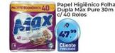 Oferta de Max Pure - Papel Higiênico Folha Dupla por R$47,99 em Tonin Superatacado