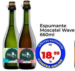 Oferta de Moscatel Wave - Espumante  por R$18,99 em Tonin Superatacado