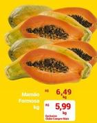 Oferta de Mamão Formosa por R$5,99 em Compre Mais