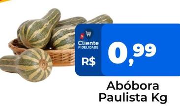 Oferta de Abóbora Paulista por R$0,99 em Tonin Superatacado