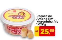 Oferta de   Moreninha Rio - Paçoca De Amendoim por R$25,69 em Tonin Superatacado