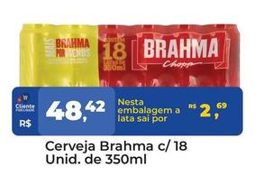Oferta de Brahma - Cerveja por R$48,42 em Tonin Superatacado