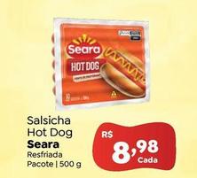 Oferta de Seara - Salsicha HOT DOG por R$8,98 em Novo Atacarejo