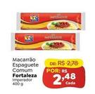 Oferta de Fortaleza - Macarrão Espaguete Comum por R$2,48 em Novo Atacarejo