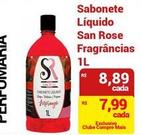 Oferta de San Rose - Sabonete Líquido Fragrâncias por R$8,89 em Compre Mais