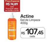 Oferta de Actine - Gel De Limpeza por R$107,45 em Drogal