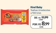 Oferta de Kind Baby - Toalhas Umedecidas por R$8,99 em Drogal