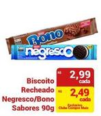 Oferta de Negresco - Biscoito Recheado Bono Sabores  por R$2,99 em Compre Mais