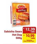 Oferta de Seara - Salsicha Hot Dog por R$12,39 em Compre Mais