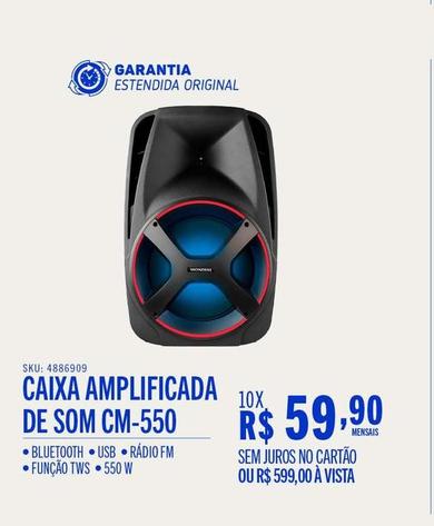 Oferta de Mondial - Caixa Amplificada De Som CM-550 por R$599 em Casas Bahia