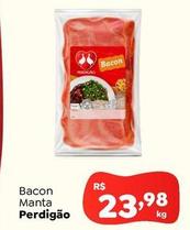 Oferta de Perdigão - Bacon Manta por R$23,98 em Novo Atacarejo