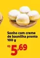 Oferta de Sonho - Sonho Com Creme De Baunilha Pronto por R$5,69 em Mini Extra