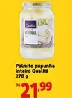 Oferta de Quality - Palmito Pupunha Inteiro por R$21,99 em Mini Extra