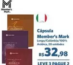 Oferta de Member's Mark - Capsula - por R$32,98 em Sam's Club