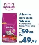 Oferta de Whiskas - Alimento Para Gatos por R$49,98 em Sam's Club