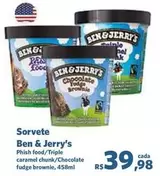 Oferta de Ben & Jerry´s - Sorvete por R$39,98 em Sam's Club