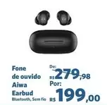 Oferta de De   - Fone De Oruido Aiwa Earbud por R$199 em Sam's Club