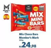 Oferta de Member's Mark - Mamber's - Mix Choco Bars por R$24,98 em Sam's Club