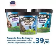 Oferta de Ben & Jerry´s - Sorvete por R$39,98 em Sam's Club