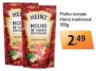 Oferta de Tradicional - Heinz - Molho Tomate Tradicional por R$2,49 em Supermercados ABC