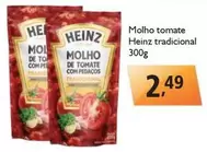 Oferta de Tradicional - Heinz - Molho Tomate Tradicional por R$2,49 em Supermercados ABC