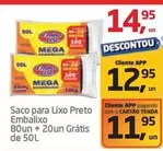 Oferta de Embalixo - Saco Para Lixo Preto por R$14,95 em Tenda Atacado