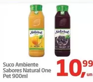 Oferta de Natural one - Suco Ambiente Sabores por R$10,99 em Tenda Atacado