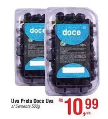 Oferta de Rs - Doce Uva - Uva Preta por R$10,99 em Fort Atacadista