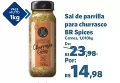 Oferta de BR -  Spices - Sal De Parrilla Para Churrasco por R$14,98 em Sam's Club