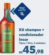 Oferta de Inoar - Kit Shampoo + Condicionador por R$45,98 em Sam's Club