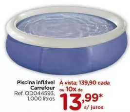 Oferta de Carrefour - Piscina Inflável por R$139,9 em Carrefour