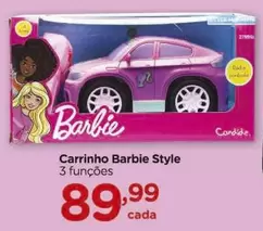 Oferta de Barbie - Carrinho  Style por R$89,99 em Carrefour