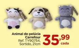 Oferta de Carrefour - Animal De Pelúcia por R$35,99 em Carrefour