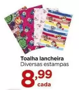 Oferta de Lancheira - Toalha por R$8,99 em Carrefour